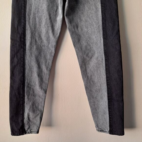 Adika Black & Gray Colorblock Cotton Straight Leg Jeans Pants Womens Size S(NWT) - Picture 14 of 16